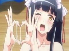 エロアニメ カワイコちゃんたちとヤりまくりハーレム! 和装メイドな爆乳美少女とラブハメエッチ! !