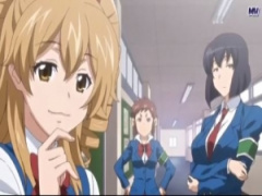 エロアニメ 会長jkに弱みを握られたギャル女子校生がバイトを手伝うことで...