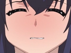 エロアニメ 黒い髪の美乳おっぱいスレンダー美女がレズキッスで悶える姿がマジ最高のアニメ動画