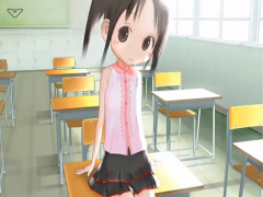 エロアニメ 学生低学年の少女に教室でイタズラ