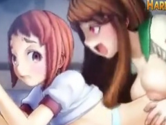 ふたなりJKのセックスな3Dエロアニメ