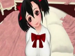 童顔ビッチJKと正常位セックス3Dエロアニメ