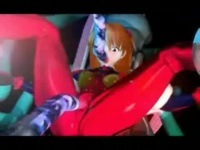 3Dエロアニメ エヴァンゲリオンのアスカが触手に捕まり着衣のままレイプさ...