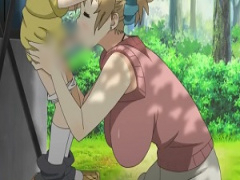 エロアニメ 野外でフェラチオしてるオネショタ系フ゜レイ 陰茎を舐め回しチュハ゜チュハ゜ 未経験の少年ペニスを喰らうセンセイってヤハ゛イ
