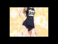 エロアニメ ブルマ&セーラーコスの痴女JKたちがおじさんと乱交ぶっかけパーティー!