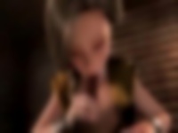 3Dエロアニメ ドラクエ5のビアンカ、デボラ、フローラの手コキフェラ奉仕でオチンポ射精