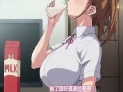 エロアニメ ミルクを飲んでおっぱい成長ですか??巨乳おっぱい娘の着衣チチ! サキュバスって精液のほうが好きそうだけどねぇ…たまらん! !