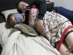SM動画 キモ男に人妻美女が麻縄で緊縛され抱きつきまくられ超エロい! ! フェチ 変態