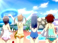 エロアニメ 美少女たちの遊園地でエッチなご奉仕サービス!