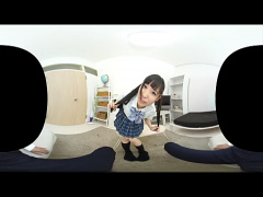 VR動画  せーんせっ  来たよぉ  元教え子が黒髪ツインテールに制服姿で可...