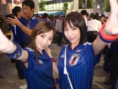 日本がコロンビアを2 1で勝ったその日の夜に二人組のサポーター美女をナンパ!