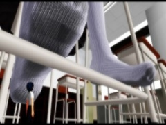 3Dエロアニメ 教室で小人男子がセーラー服jkから逃げ込んだ先はなんと上履...