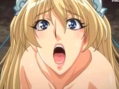 エロアニメ動画 媚薬注入でボロボロに犯され姦堕ちした巨乳女戦士!