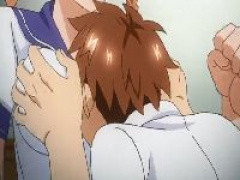 エロアニメ マジメ系な爆乳ボインメガネっ娘がハプニングキスで恋わずらい! ?どたばたおっぱいハーレム!