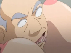 エロアニメ 強気な爆乳美女教師がキモデブおじさんにバイブ責めされ犯される
