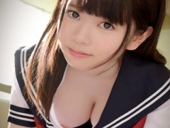 女子校生 スレンダーで美乳おっぱいな可愛い黒髪JKのSEXw かわいい少女が騎乗位ハメ撮りセックス!