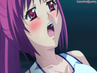 エロアニメ ピンク髪の爆乳美少女がプールでガン突き乳揺れセックス