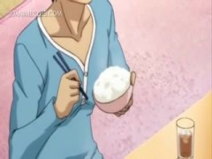 エロアニメ ドジっこな清楚系巨乳美女のパンチラ! 巨乳おっぱい見ちゃって...