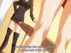 エロアニメ 爆乳美少女チアガールのためにパイズリ特訓させられるオトコノコ