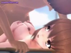 3Dエロアニメ 夢のハーレム3Pセックス! ! 教室であの涼○ハルヒが立ちバッ...