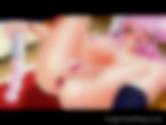 エロアニメ ライブ配信しているパイパン美少女が、イボ付きバイブでオナニ...