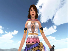 同人3Dアニメ ビーチで召喚士ユウナと野外セックス! 写っている影はティーダ?! Final Fantasy X 10