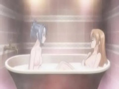 エロアニメ お風呂で百合レズプレイしてクンニで絶頂する美少女