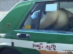 タクシーに乗っていた仕事帰りのキャバ嬢が強姦魔に襲われ中出しヤリ捨て...