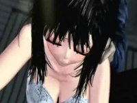 3Dエロアニメ 下校中に路地裏に連れ込まれて暴漢に髪の毛引っ張られながらレイプされて泣き叫ぶ少女