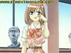エロアニメ 美術部に所属する清楚な女子校生が、イケメン彼氏とのセックス...
