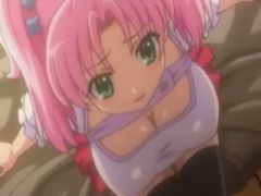エロアニメ 超かわいいピンクの髪の美乳美少女がツンデレ気味でいろいろエッチしちゃう!